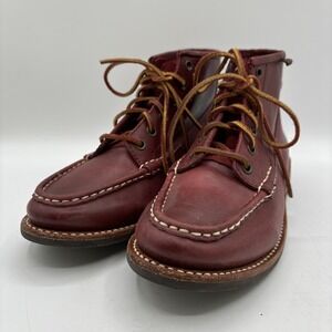 G.H. Bass & Co. Quail Hunter Mid Lace Boots Men's Size 8 M Red Leather